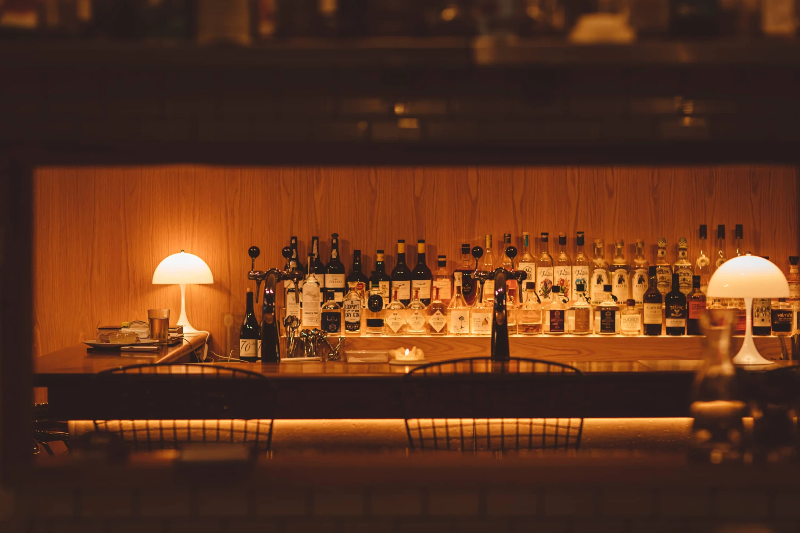 Wines and cocktails at the Héroine bar